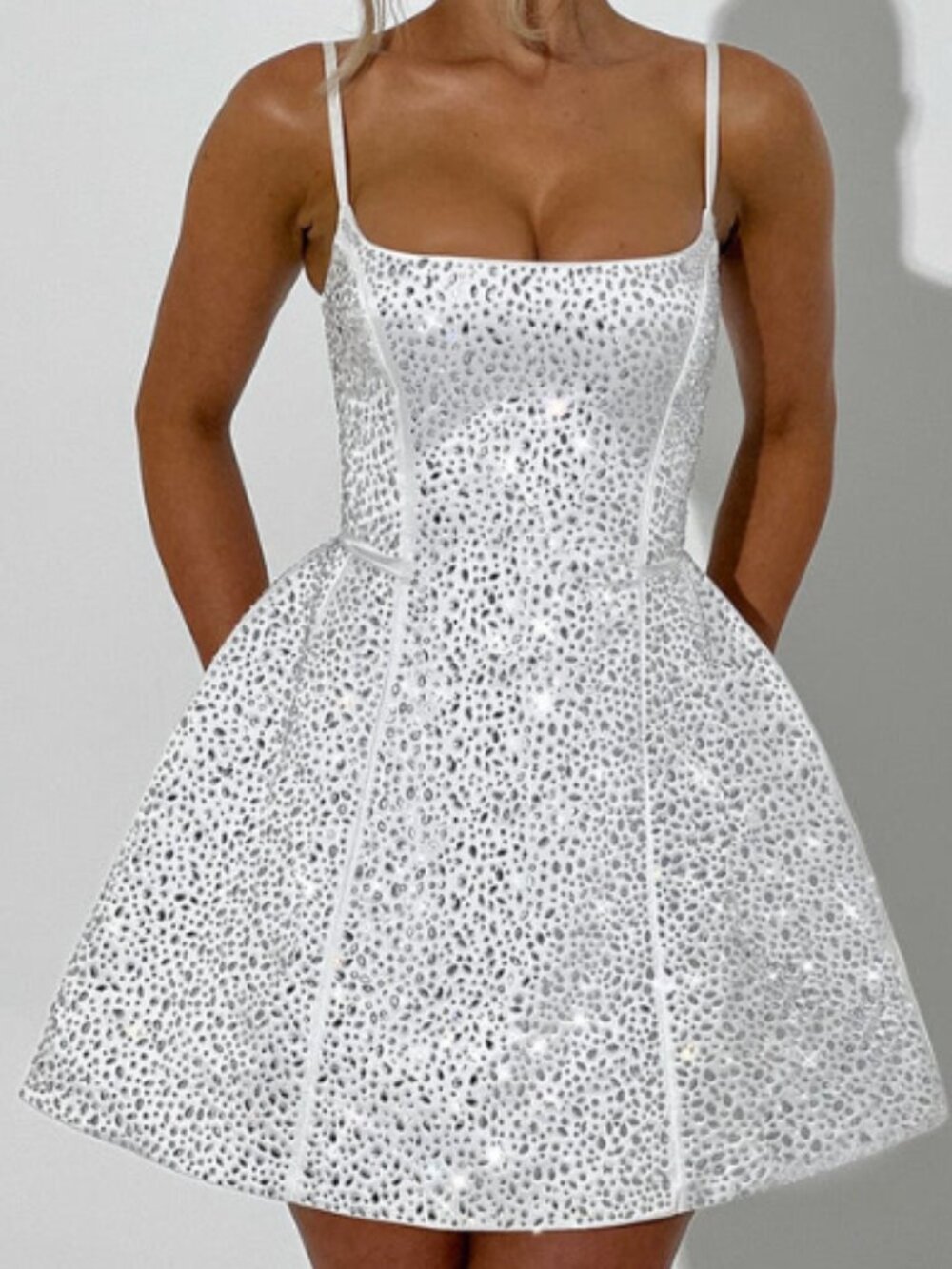 Angelique Mini Dress - Ivory